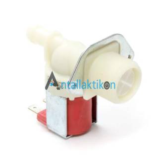 Βαλβίδα I (μονή) ευθεία 180° 12V εισαγωγής νερού πλυντηρίου ρούχων/πιάτων Γενικής Χρήσης