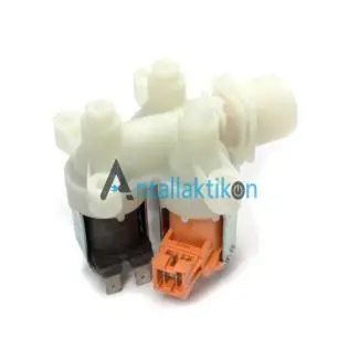 Βαλβίδα εισαγωγής νερού πλυντηρίου ρούχων AEG / ZANUSSI / ELECTROLUX , III (τριπλή) γωνιακή 90° Φ10mm 4071360194