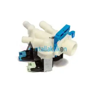 Βαλβίδα εισαγωγής νερού πλυντηρίου ρούχων AEG / ELECTROLUX / ZOPPAS / ZANUSSI ΙΙΙ (τριπλή) ευθεία 180° Φ12mm