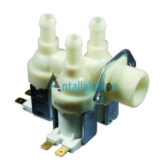 Βαλβίδα III (τριπλή) Φ12mm 90° εισαγωγής νερού πλυντηρίου ρούχων AEG / ZANUSSI / ELECTROLUX / WHIRLPOOL / IZOLA