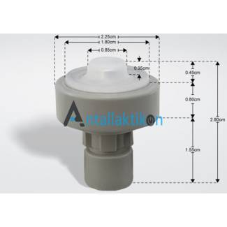 Βαλβίδα ασφαλείας χύτρας ταχύτητος PYRAMIS ROBUSTO PLUS Original