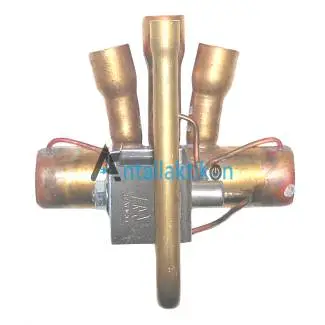Τετράοδη βαλβίδα 5/8' κομπλέ με πηνίο 220V κλιματιστικού