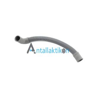 Σωλήνας σπιράλ αποχέτευσης νερού πλυντηρίου πιάτων 34cm με γωνία CANDY / HOOVER / GORENJE