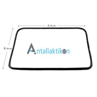 Λάστιχο φλάντζα στεγανοποίησης πόρτας κουζίνας 45 x 34cm (4 γατζάκια ανάποδα) SMEG /ARISTON