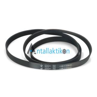 Ιμάντας ραβδωτός 1189 H8 πλυντηρίου ρούχων SIEMENS / BOSCH / PITSOS Original 428652