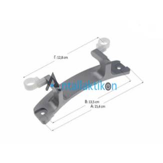 Μεντεσές πόρτας πλυντηρίου ρούχων MIDEA-/HISENSE/GORENIA/KERTING/HAIER/AMICA/UNITED/ΕΣΚΙΜΟ/VOXON/BEKO 12338100001462 , 34011302