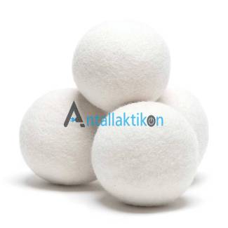 Μπάλες στεγνωτηρίου ρούχων για τρίχες κατοικίδιων 4 τεμάχια