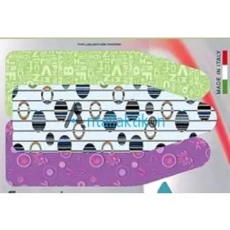 Σιδερόπανο  140cm x 50cm με λάστιχο 100% COTTON MADE IN ITALY σε διάφορα σχέδια