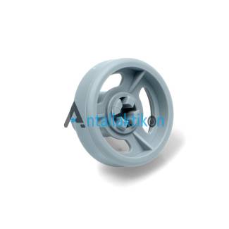 Ροδάκι κάτω σχάρας πλυντηρίου πιάτων AEG / HOOVER / ZEROWATT / WHIRLPOOL / CANDY Original 49037409