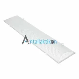 Πλαστικό διάφανο κάλυμμα προστασίας φωτισμού απορροφητήρα 35 x 7 cm  NEFF/ SIEMENS/ BOSCH  original