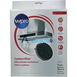 Φίλτρο άνθρακος 24cm  απορροφητήρα WHIRLPOOL / PHILΙPS /ARISTON CHF289B F00173/S TYPE28 ELICA / ELECTROLUX /ZANUSSI / AEG