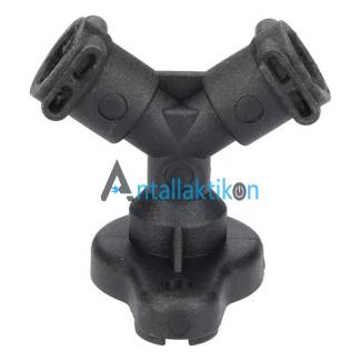 Σύνδεσμος νερού καφετιέρας τριιπλός DELONGHI / SMEG Original 5313222031, 761890189