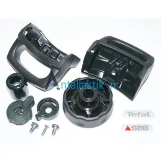 Λαβές σετ μπουτόν περιστροφής & λαβές κάδου & βαλβίδα άξονα χύτρας  TEFAL ACTUA Original  SS-980904