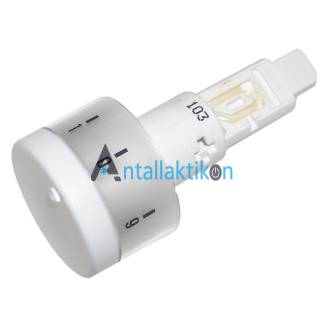 Κουμπί εστίας κουζίνας 9 θέσεων πατητό Pop λευκό PITSOS / BOSCH / SIEMENS 00069322