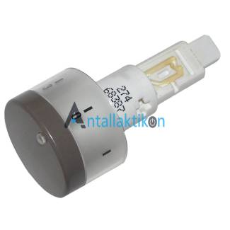 Κουμπί πατητό pop 7 θέσεων εστίας καφέ