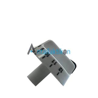 Κουμπί N/T 1-12 θέσεων μακρύ λαιμό λευκό