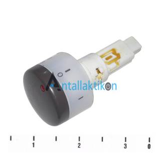 Κουμπί εστίας κουζίνας ELCO 7 θέσεων πατητό