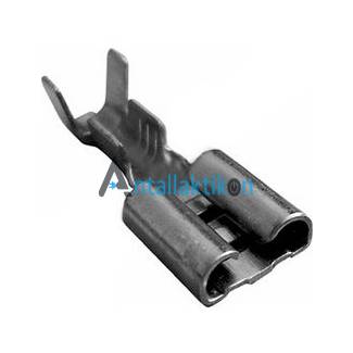 Ακροδέκτης συρταρωτός (ΚΩΣ) inox 6,3mm (10 τεμάχια)