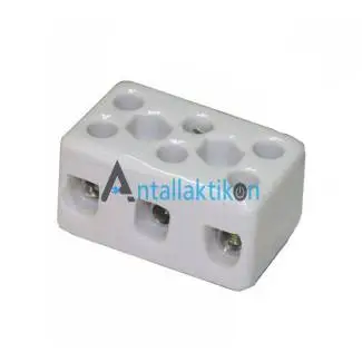 Κλέμενς πορσελάνης τριπλή Φ5mm