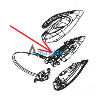 Καλώδιο και αισθητήρας συστήματος σιδερώματος TEFAL SV9201E0/23, SV9202E0/23, SV9203E0/23 Original CS-10001127