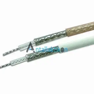 Καλώδιο κεραίας ανά μέτρο λευκό ομοαξονικό