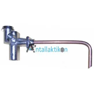 Βάση με σωληνάκι και βαλβίδα ασφαλείας στον λέβητα συστήματος σιδερώματος STIRELLA 