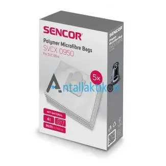 Σακούλες ηλεκτρικής σκούπας  SENCOR SVC 9000 πάνινες 5 τεμ
