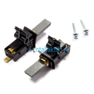 Καρβουνάκια με θήκη μοτέρ πλυντηρίου ρούχων BOSCH /ARISTON / INDESIT , 5x12,5x28mm , 041078, 481281718792, 49008106, 51X9121, 51X9155