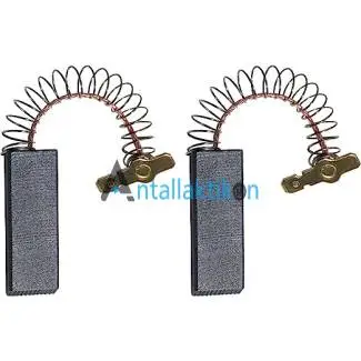 Καρβουνάκια 5 x 12,5x36mm πλυντηρίου ρούχων AEG / PITSOS / SIEMENS / BOSCH / HOT POINT 00154740, 154740, 481236248434, 48128172959