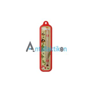 Θερμόμετρο πλαστικό εσωτερικού και εξωτερικού χώρου με κλίμακα από -30°C έως 50°C Γενικής χρήσης