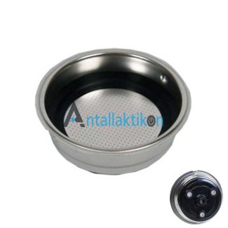 Φίλτρο διπλής δόσης καφετιέρας espresso TEFAL / KRUPS OPIO EX322, XP320 Original MS-624607