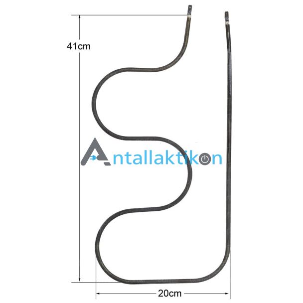 Αντίσταση  850W κάτω για φουρνάκι  20cm x 43cm  DAVO / γενικής χρήσης 